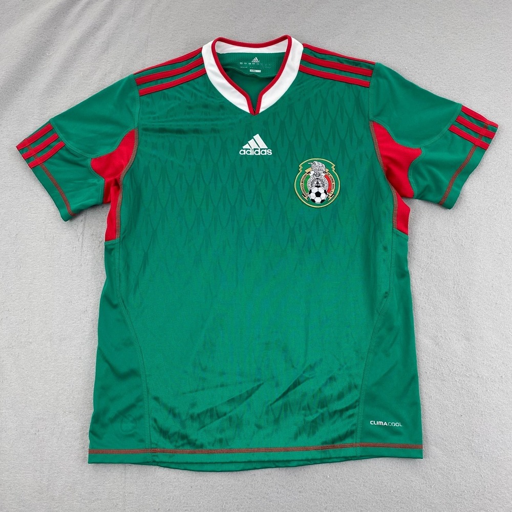 MEXICO 2010 WC adult XS youth Large Adidas Home Camiseta Jersey Shirt